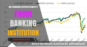 Bank Dividends: Direct Reporting from Institutions