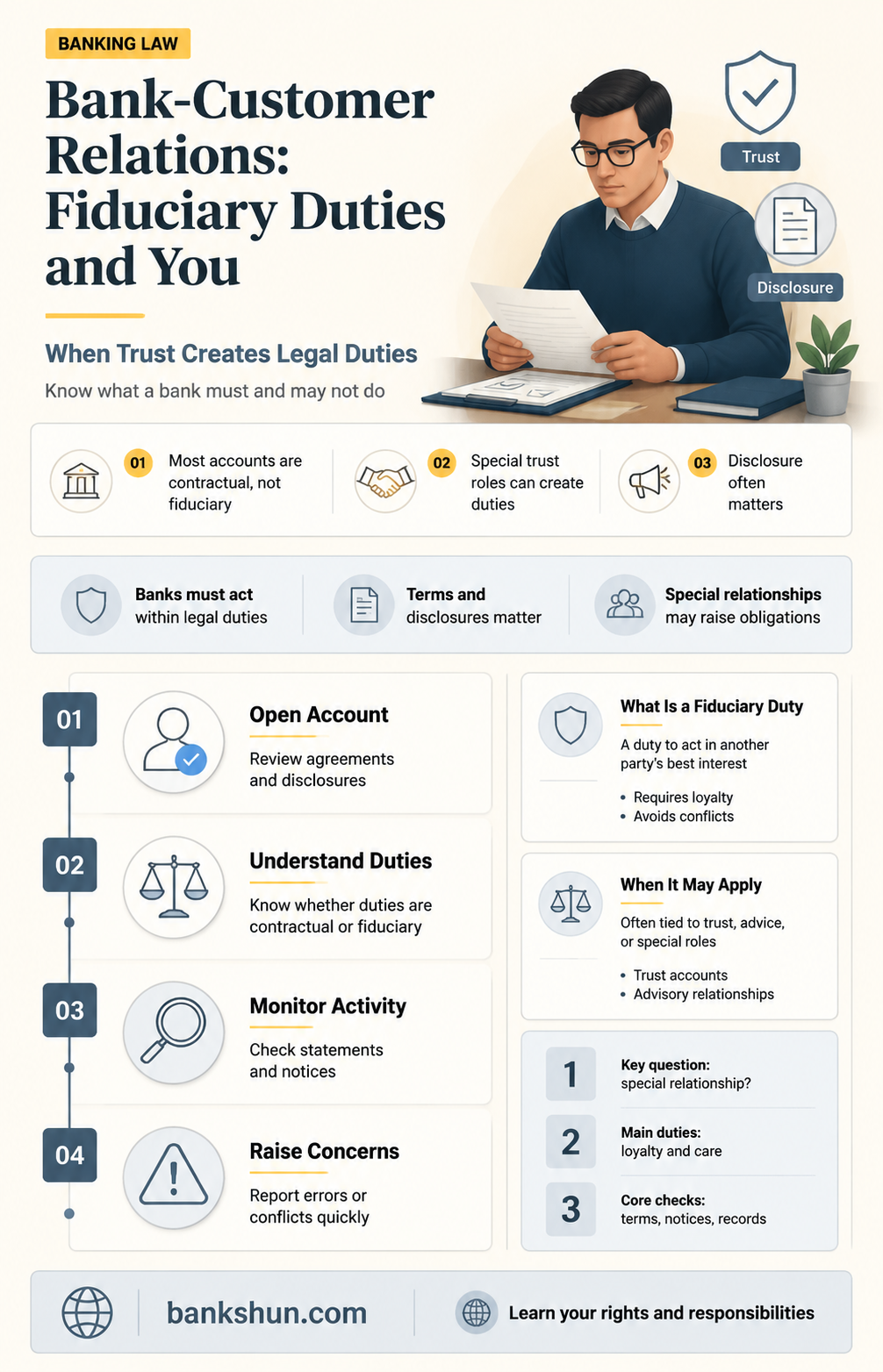 do banks owe fiduciary duties to customers