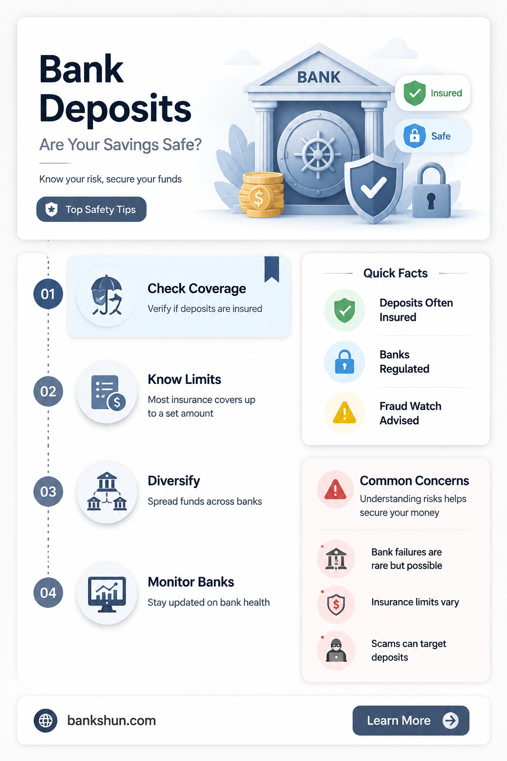 are savings in a bank fdic insured