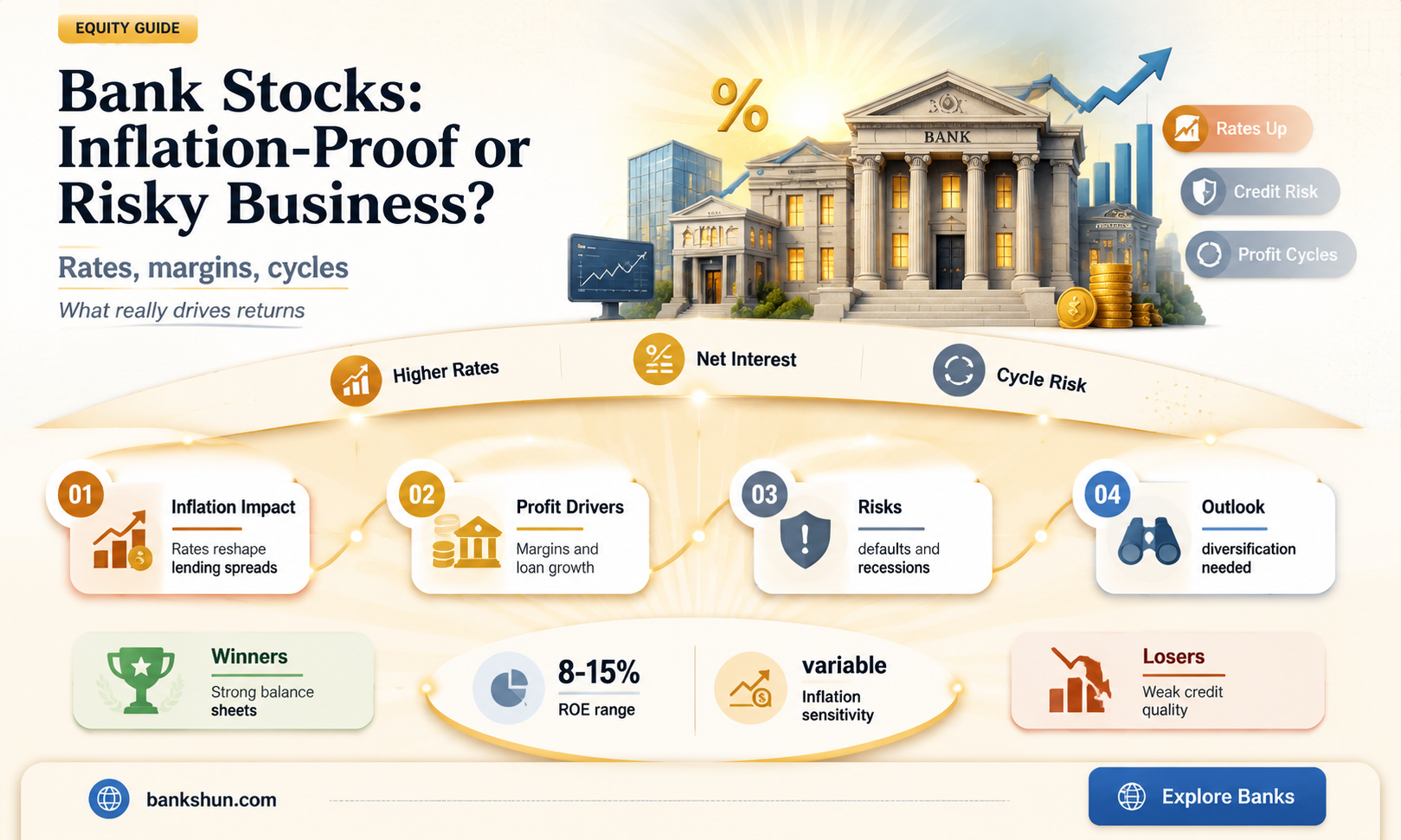 do bank stocks do well during inflation