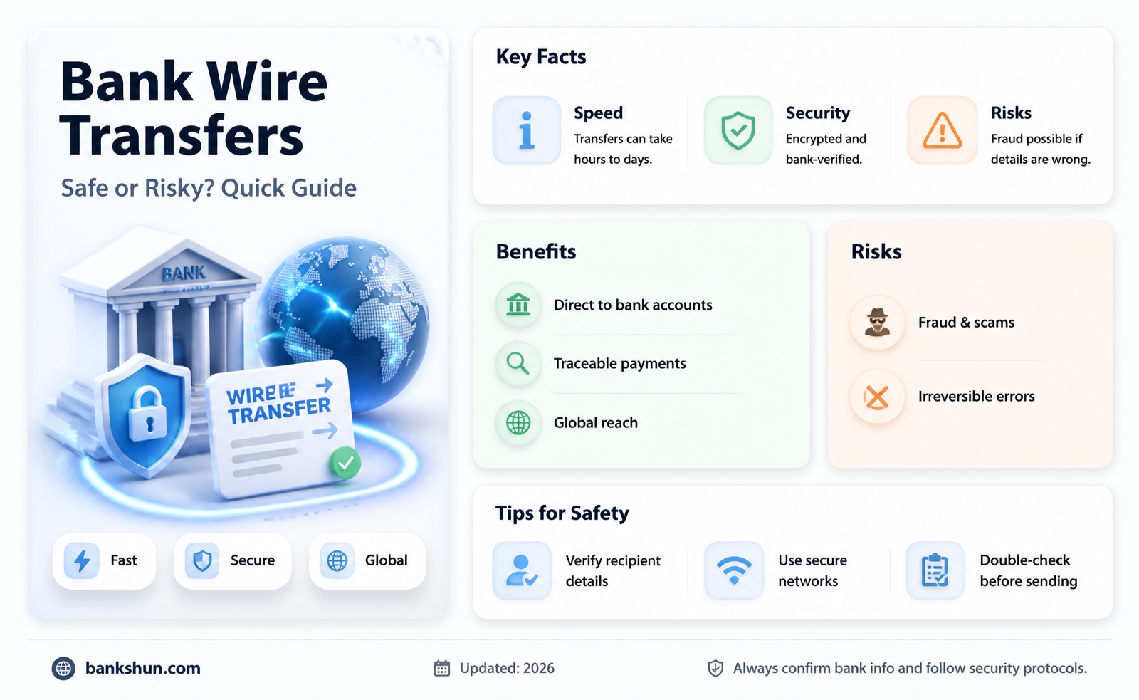 are bank to bank wire transfers safe