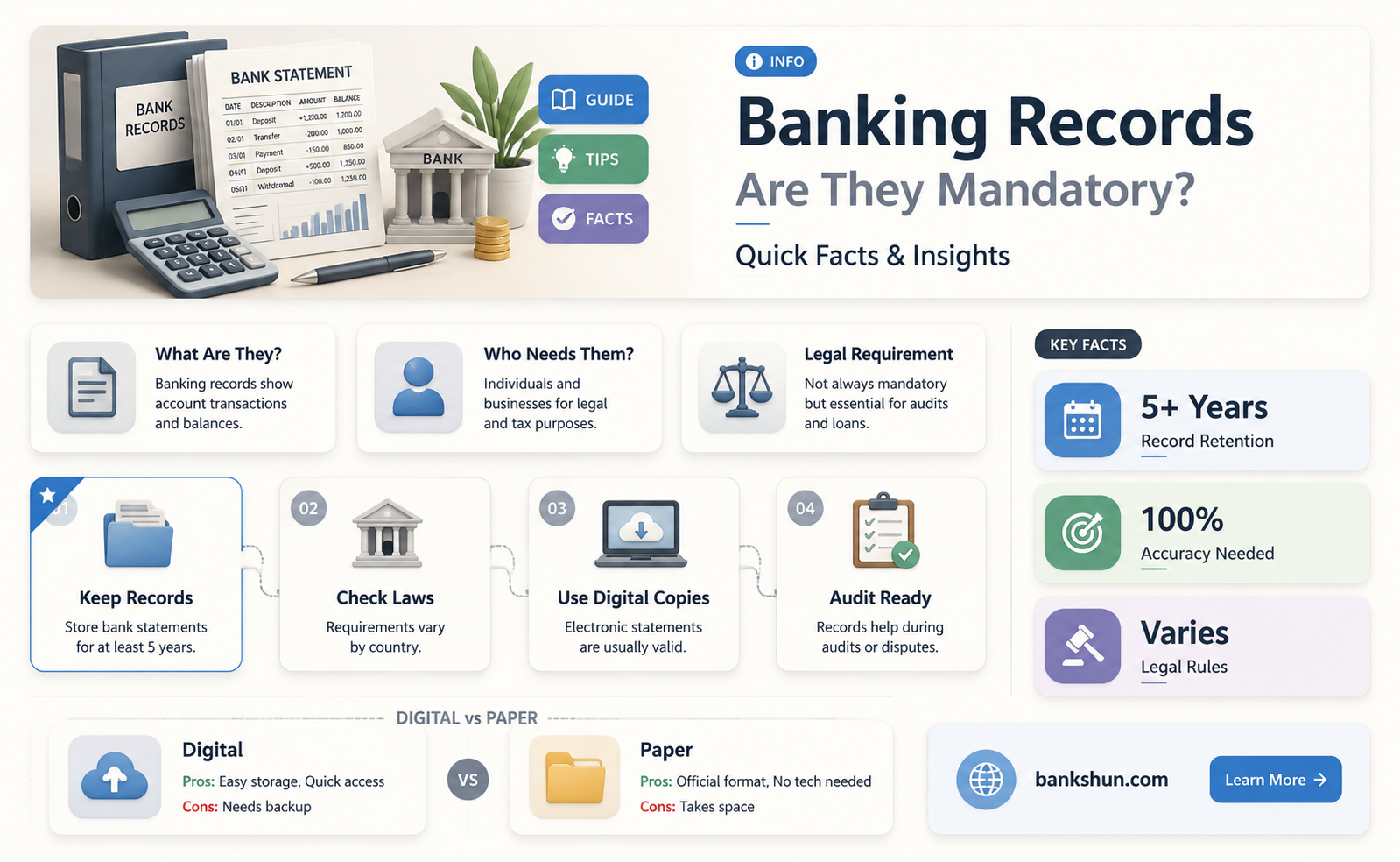 do all banks have to have record