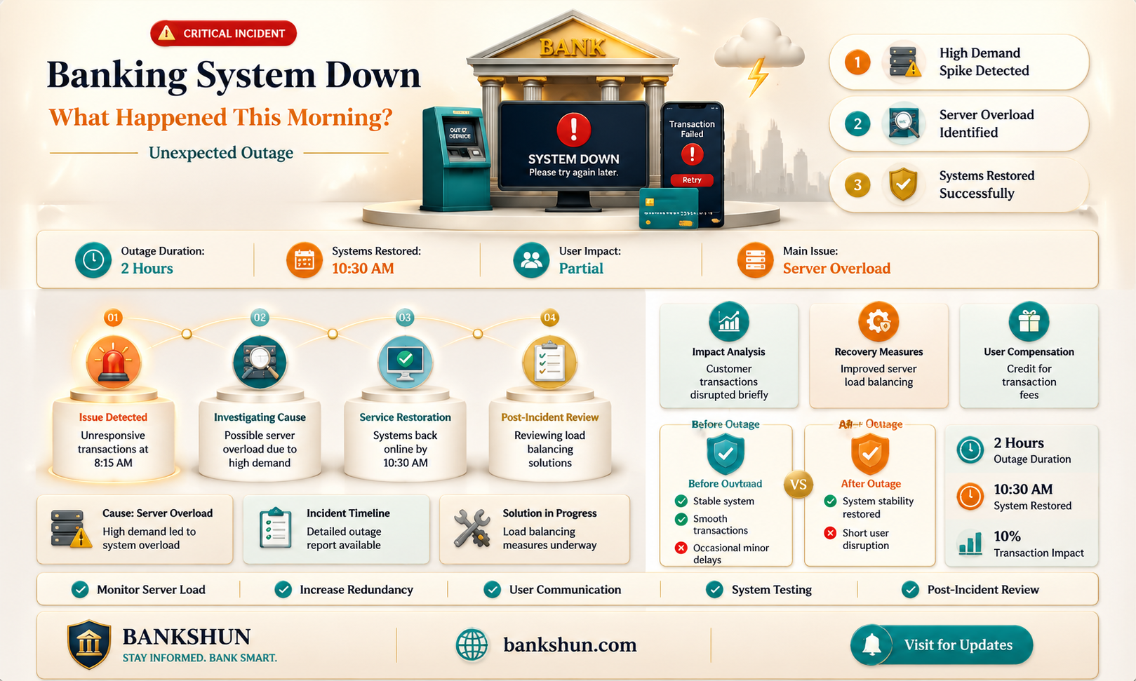 are all the banks offline this morning