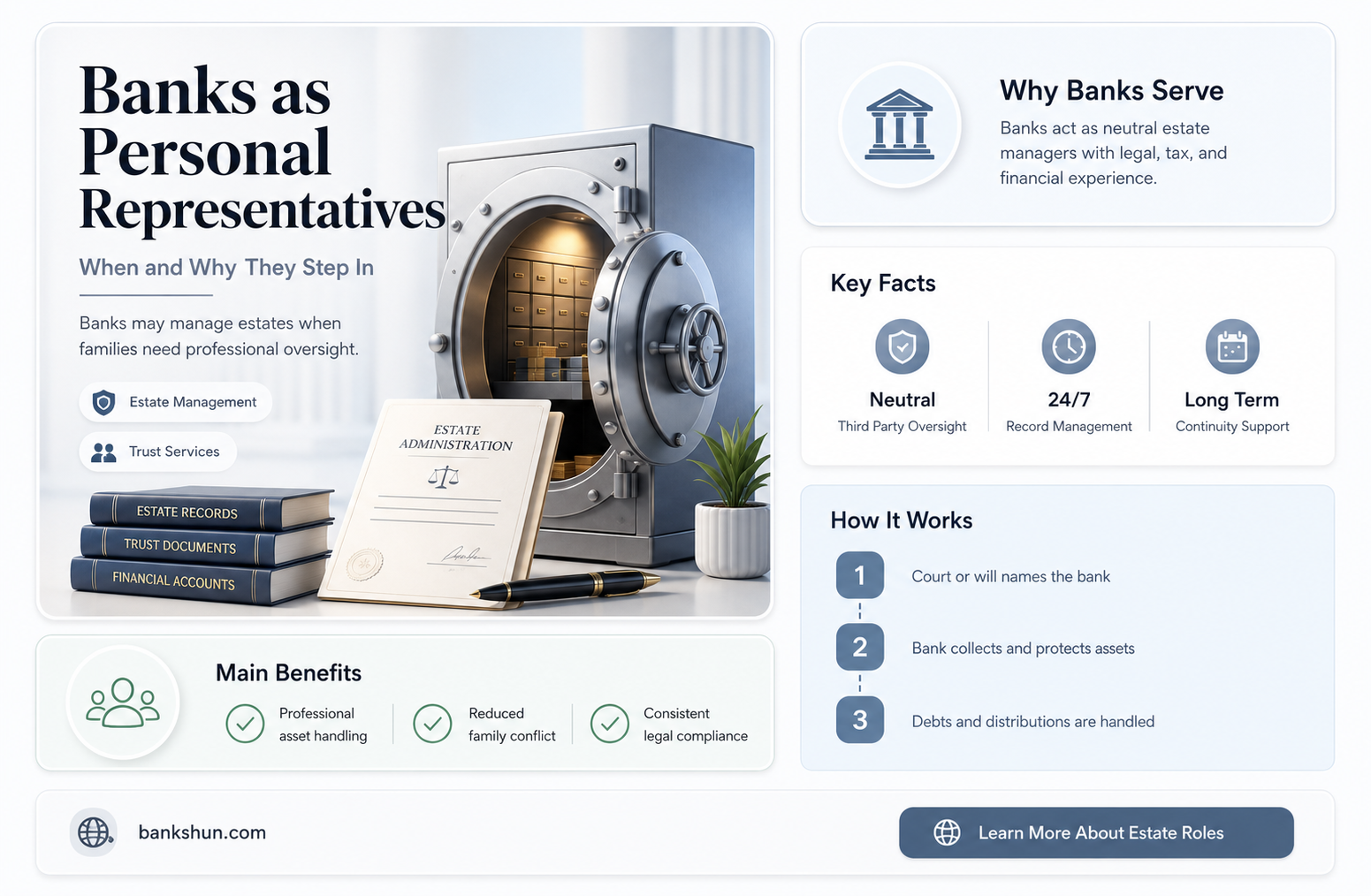 do banks ever act as personal representative