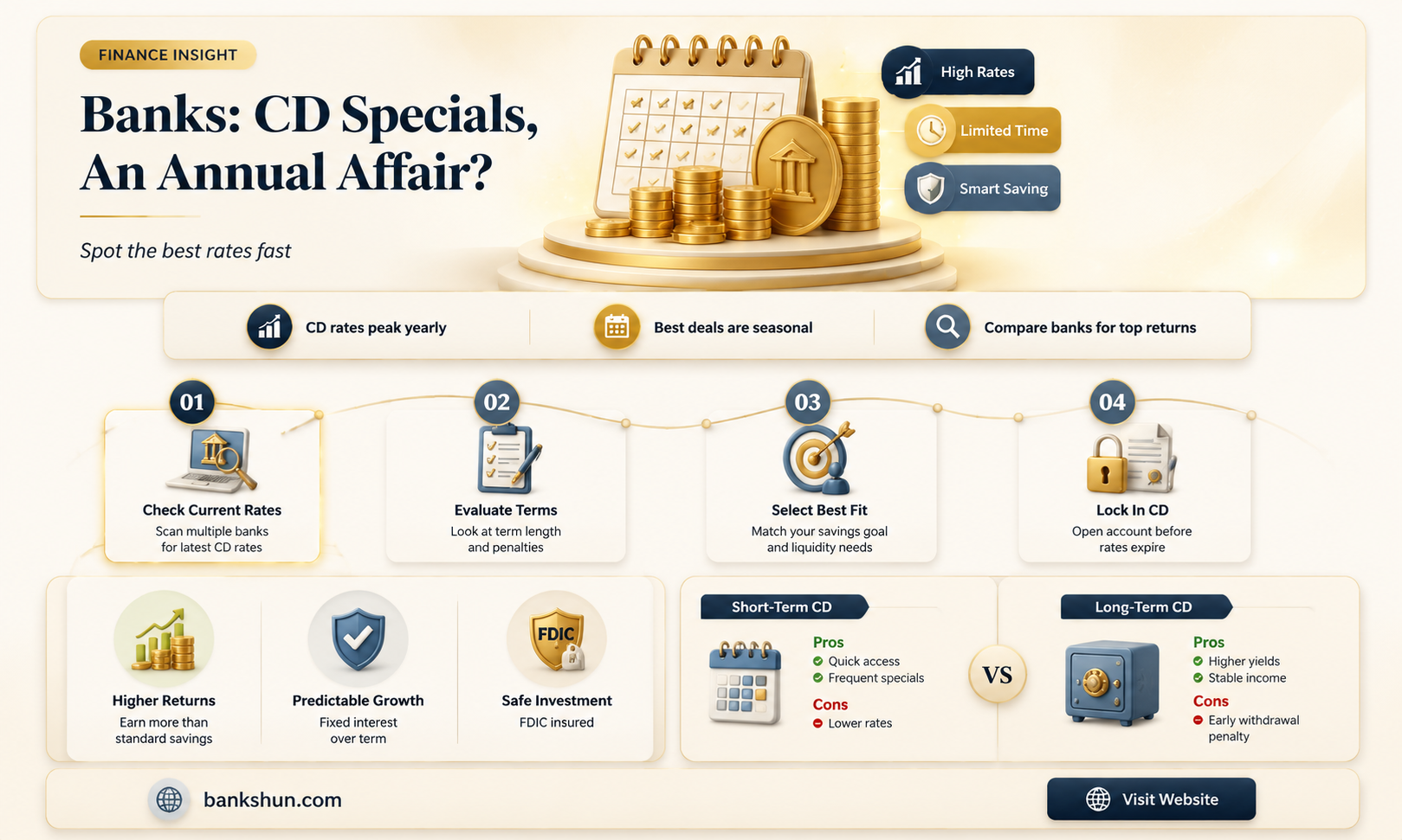 do banks offer cd specials every year