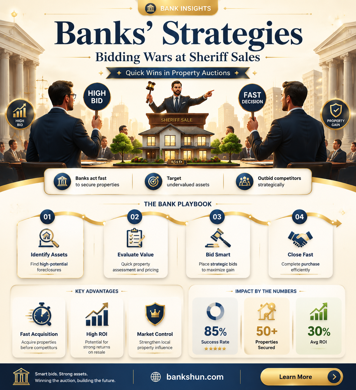 do all banks bid at sheriff sale