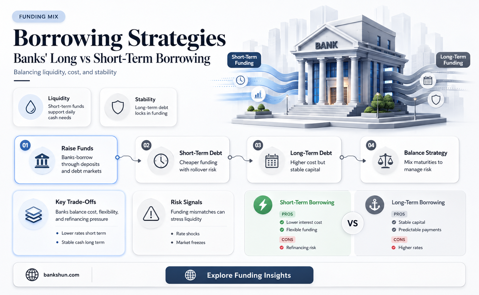 do banks borrow long or borrow short