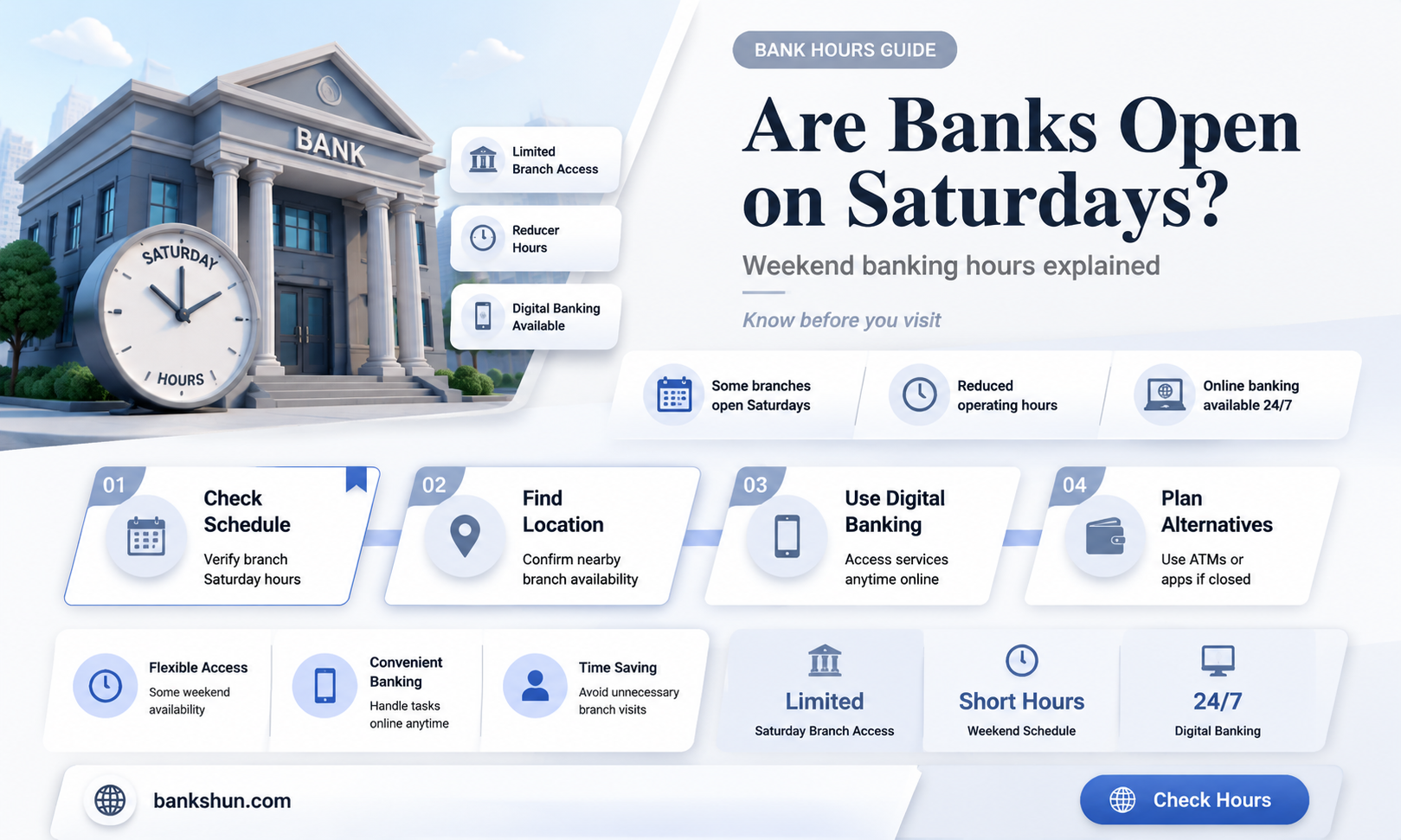 do business hours include saturday for banks