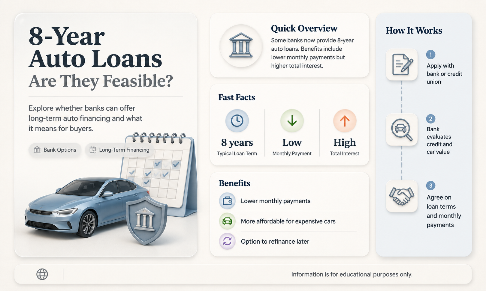 do banks offer 96 month car lonas