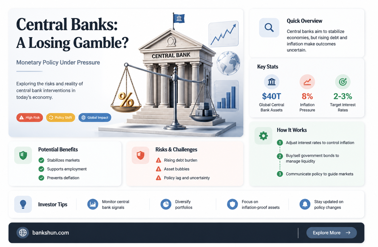 are central banks losing their big bet