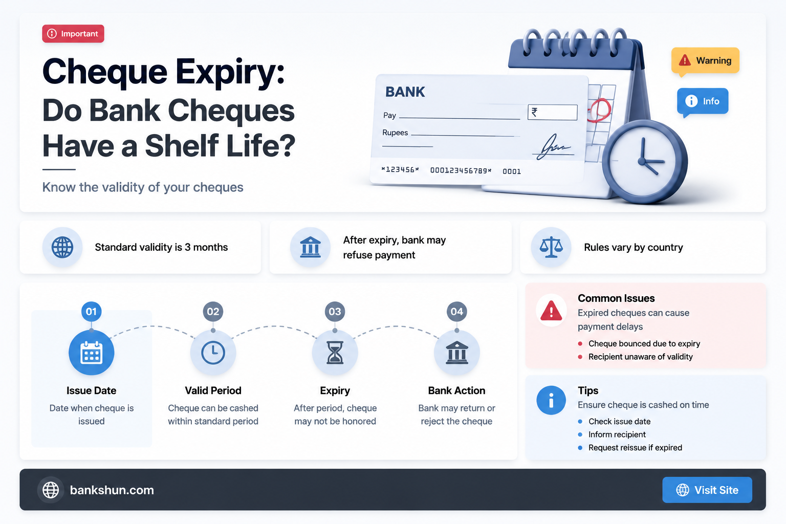 do bank cheques have an expiry date