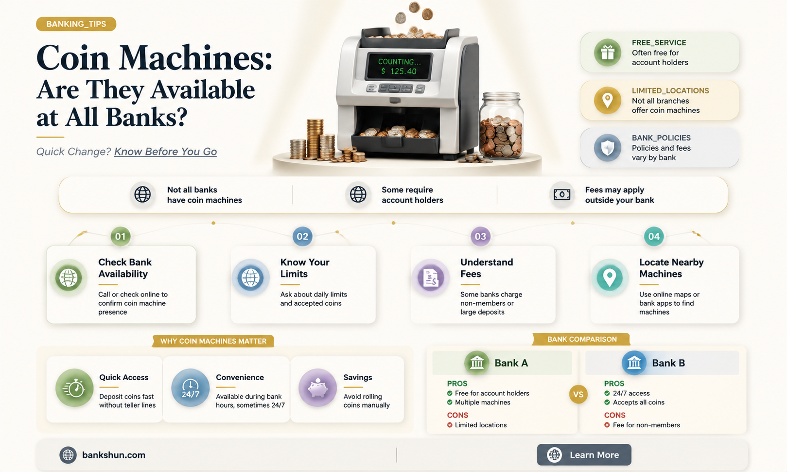 do all banks have a coin machine