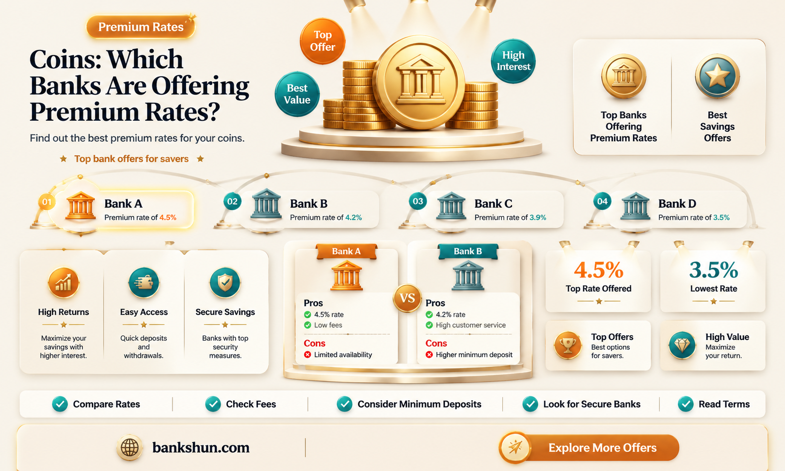 are any banks paying extra for coins