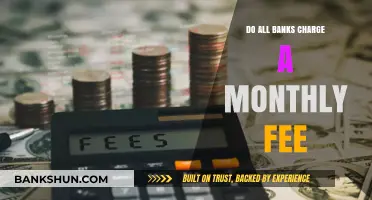 Monthly Bank Fees: Who Charges and How Much?