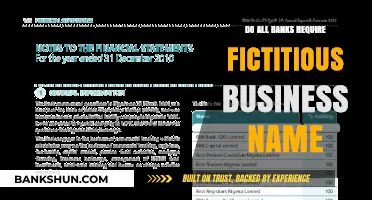 Fictitious Business Names: Are They Required by All Banks?