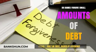 Can Banks Forgive Small Debt Amounts?