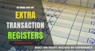 Requesting Extra Transaction Registers from Your Bank