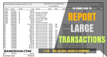 Large Transactions: Banks' Reporting Requirements and Implications
