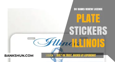Illinois License Plate Stickers: Banks or DMV?