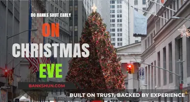 Christmas Eve Bank Hours: Early Closure Alert!
