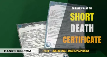 Banks and Death Certificates: What You Need to Know