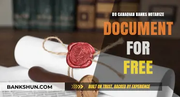 Canadian Banks: Free Notarization Services?
