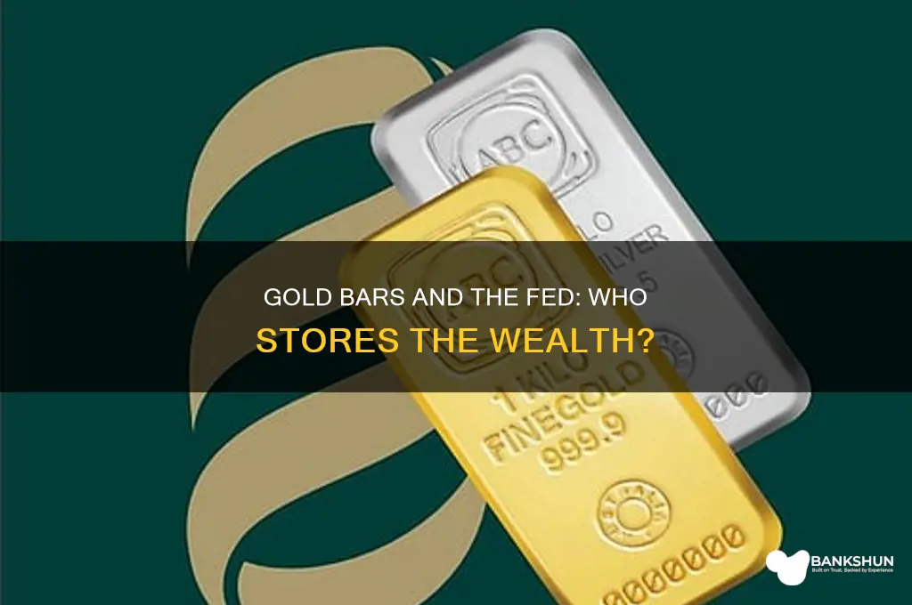 do fed reserve banks store gold bars