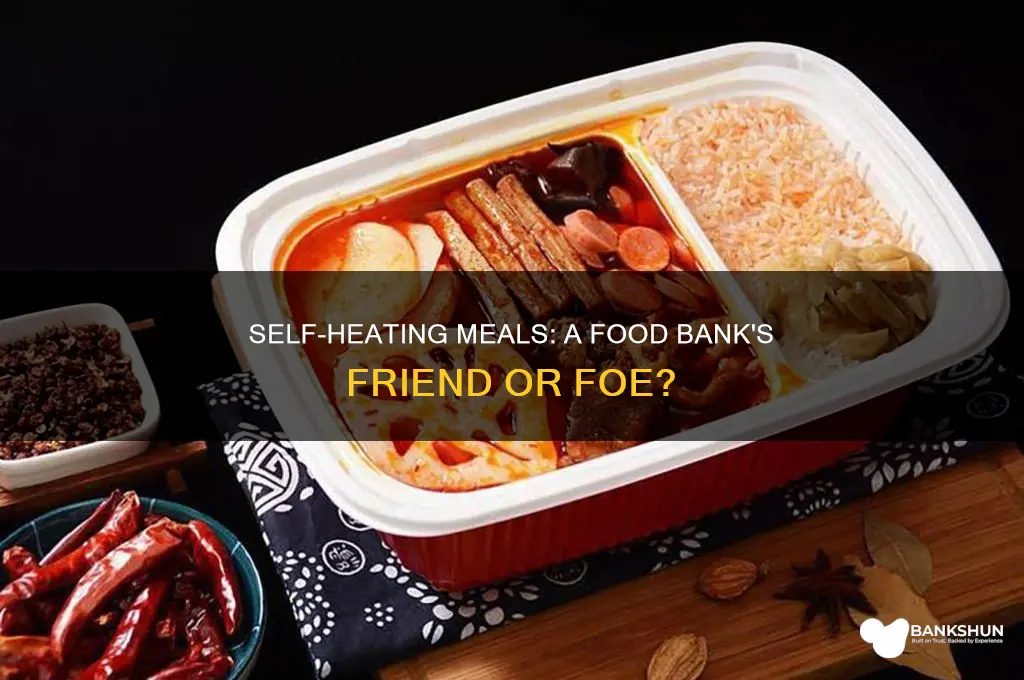 do food banks take self heating meals