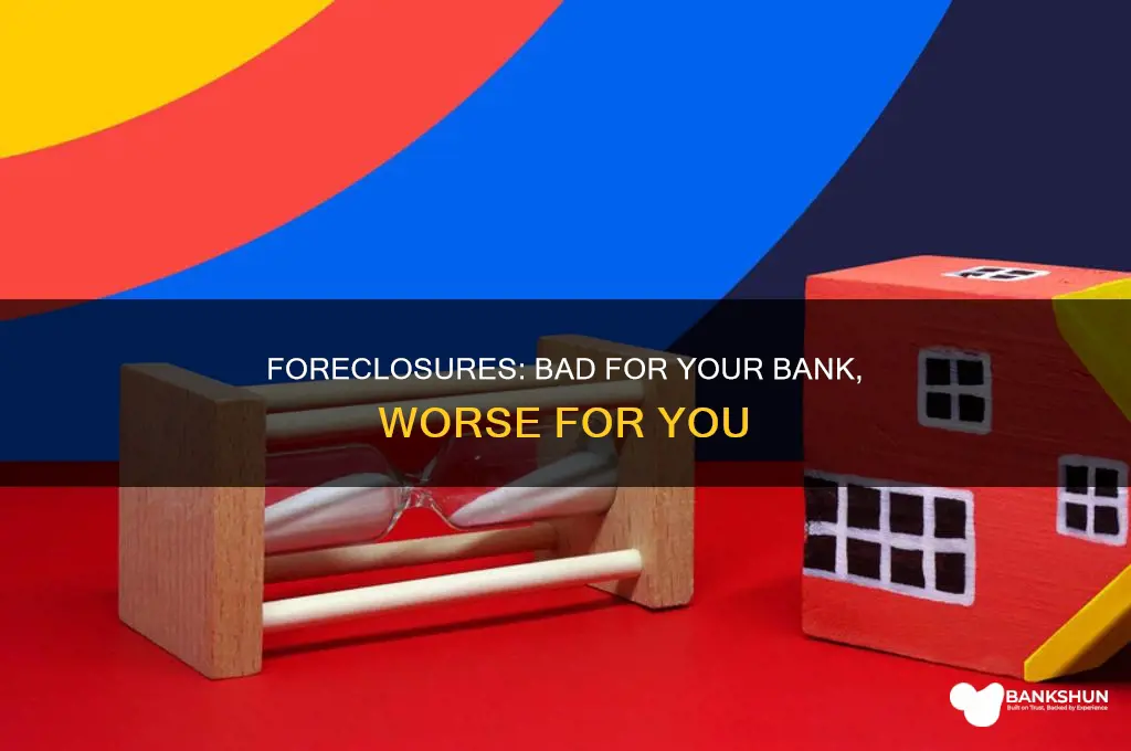 do forecloses look bad in the bank