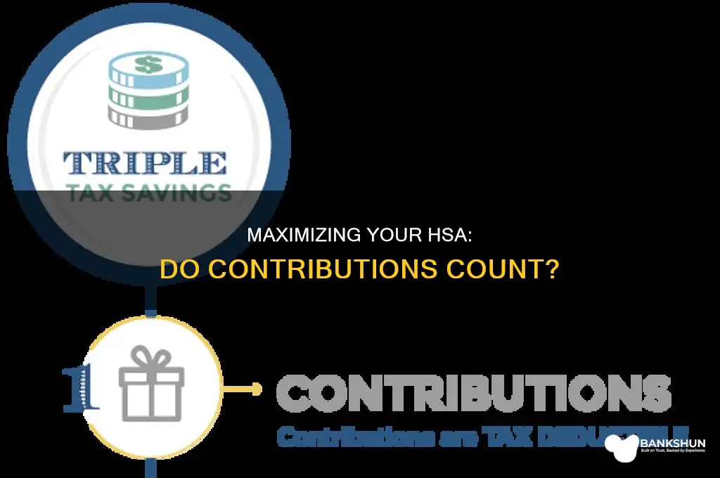 do hsa contriubtions from hsa bank count