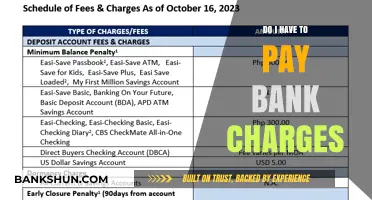 Understanding Bank Charges: Who Pays and Why?