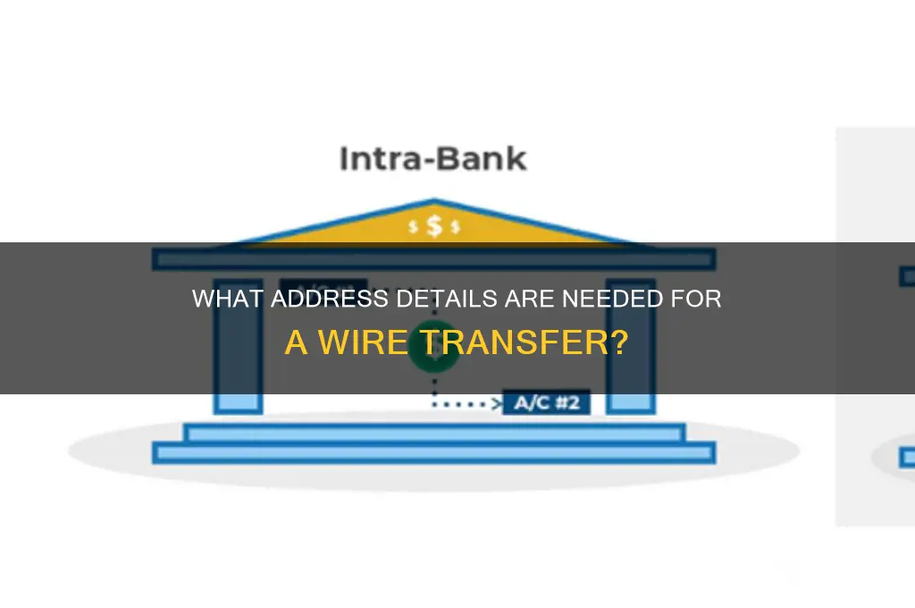 do i put bank address on wire