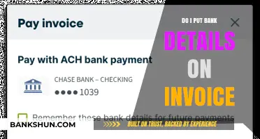 Should You Include Bank Details on Invoices?