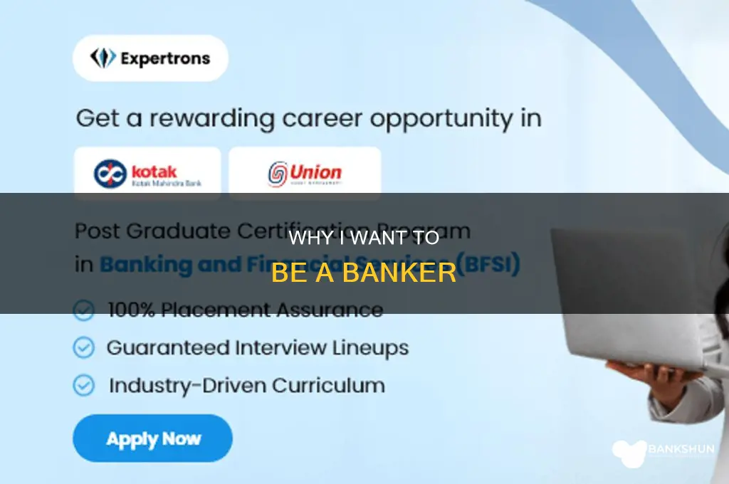 do i want to be a banker
