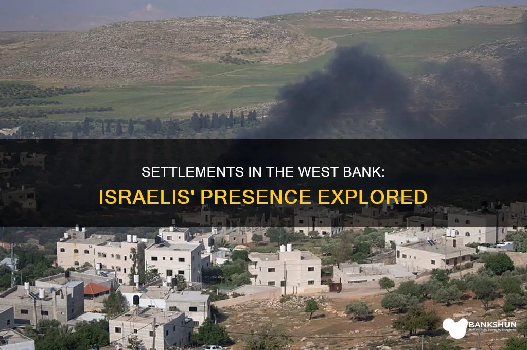 do israelis live in the west bank