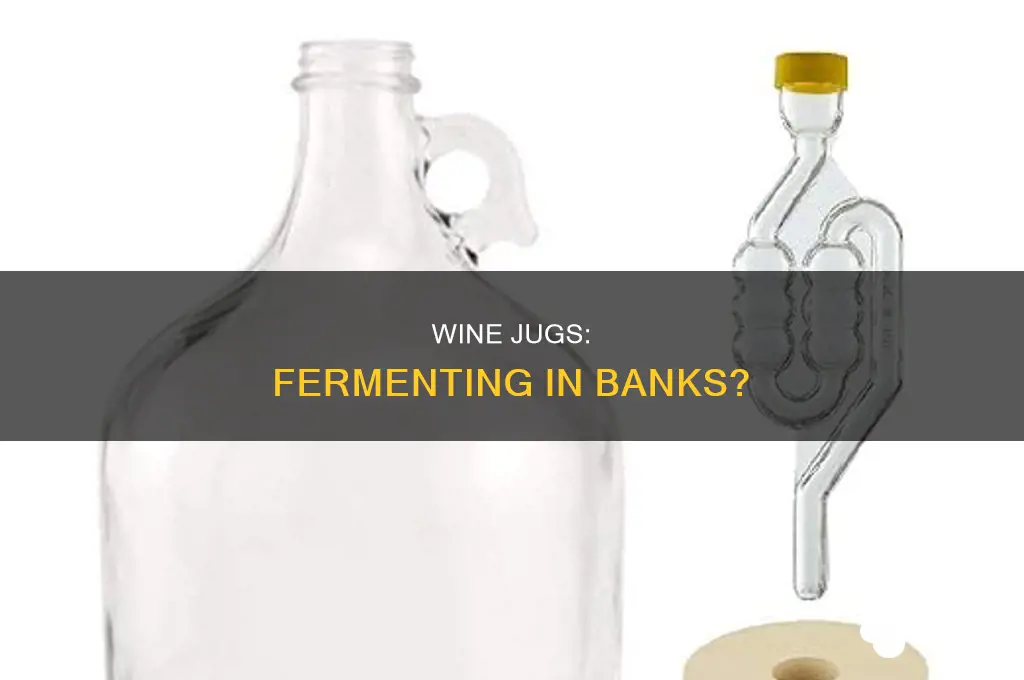 do jugs of wine ferment in bank