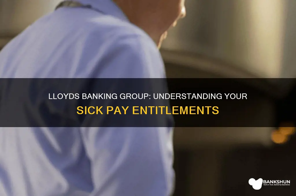 do lloyds banking group pay sick pay
