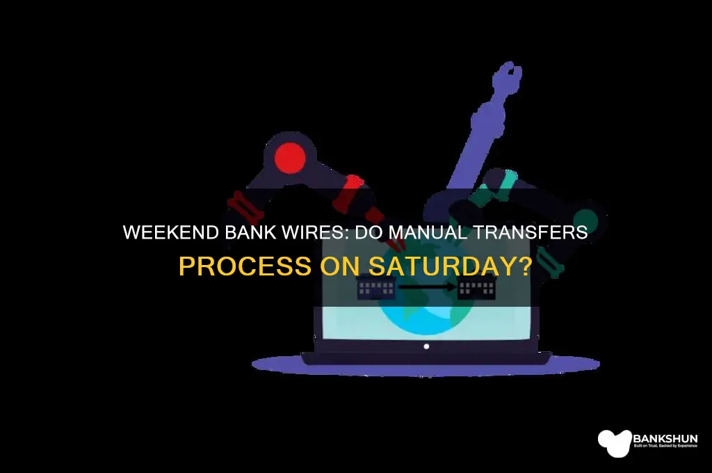 do manula bank wires process on sat