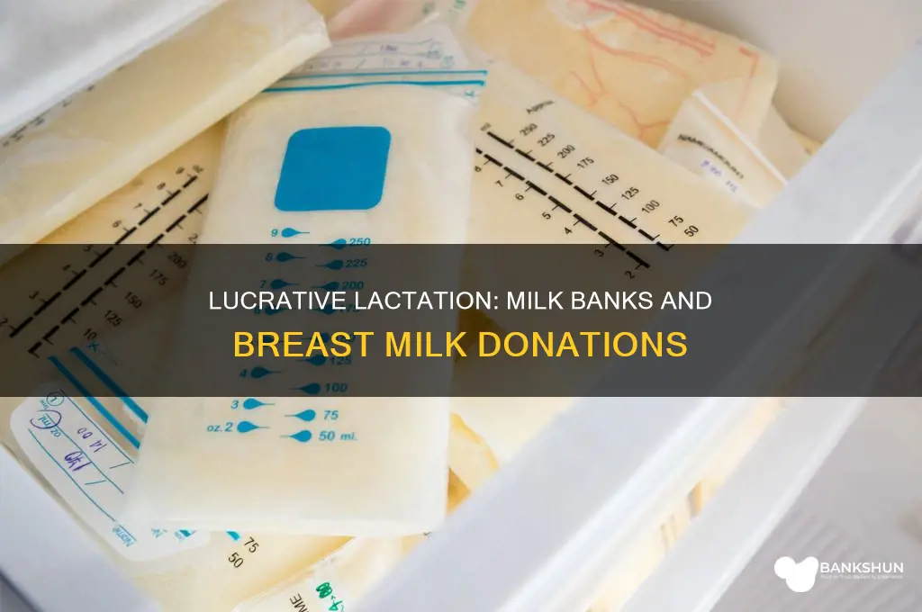 do milk banks pay for breast milk