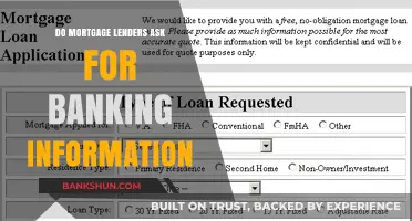 Mortgage Lenders: Banking Information and Your Loan