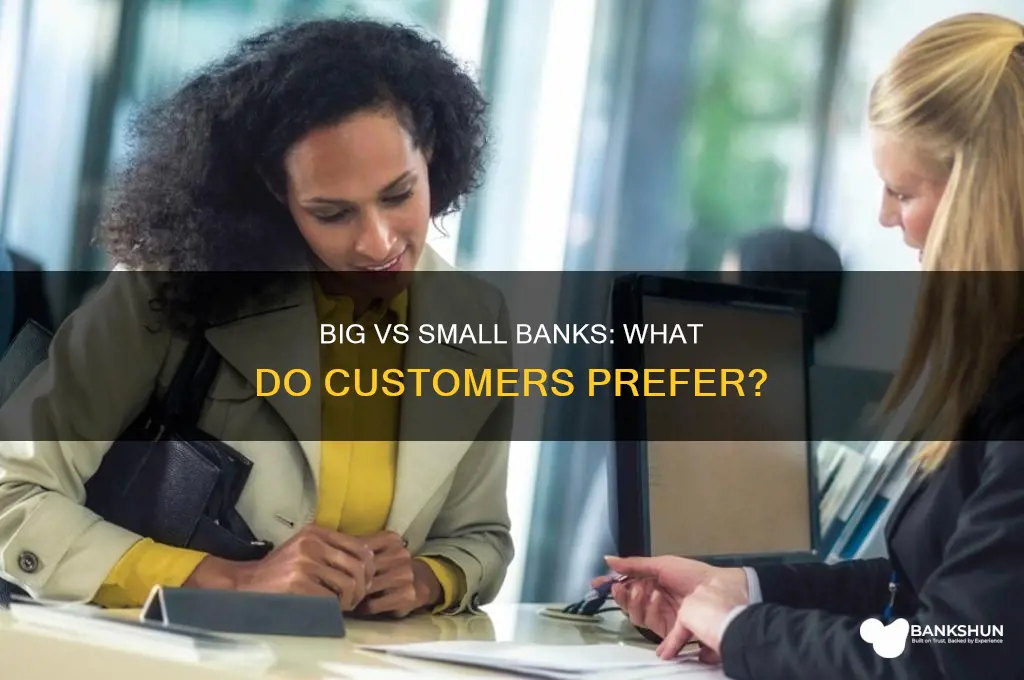 do people prefer big or small banks