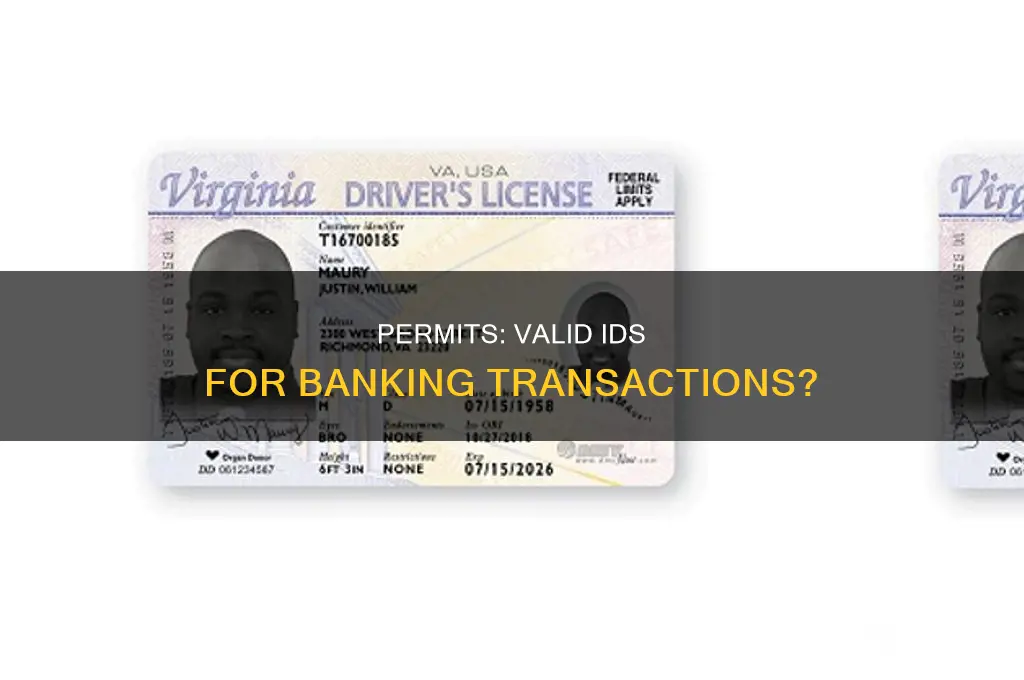 do permits count as id for banks