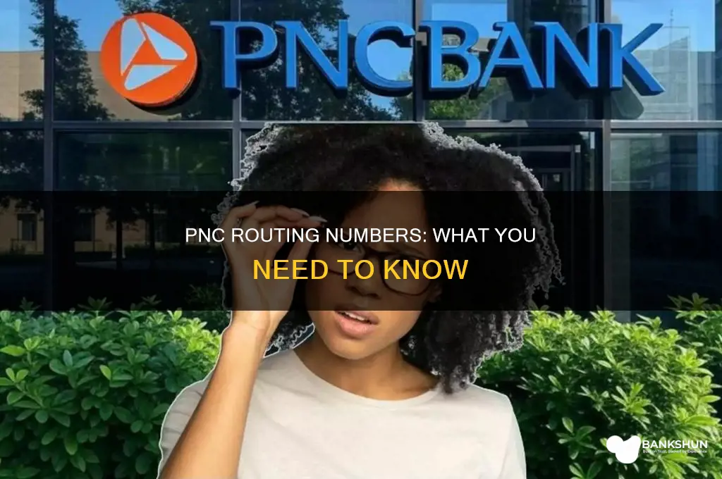 do pnc banks have 2 routing numbers