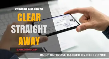 Reserve Bank Cheques: Instant Clearance?