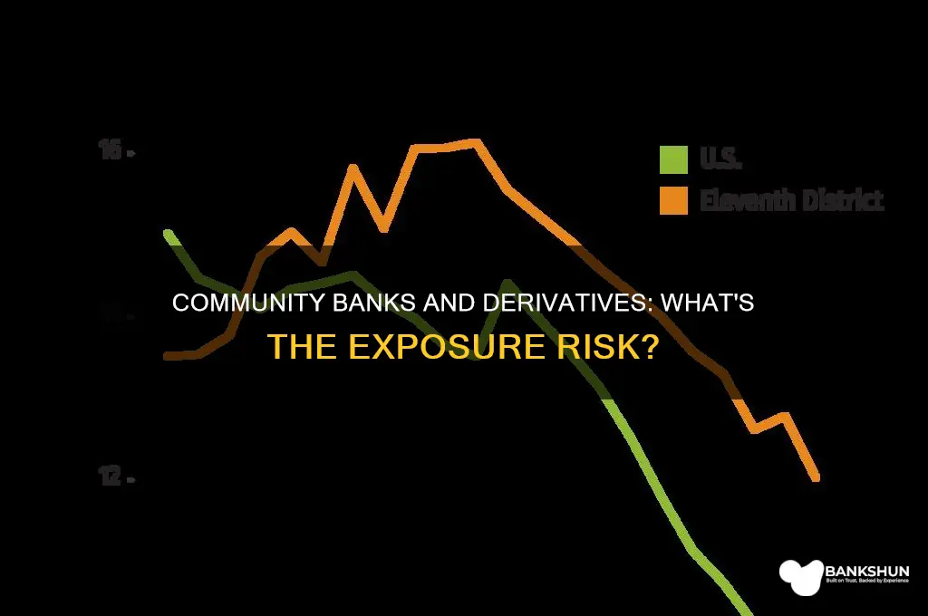 do small community banks have derivative exposure