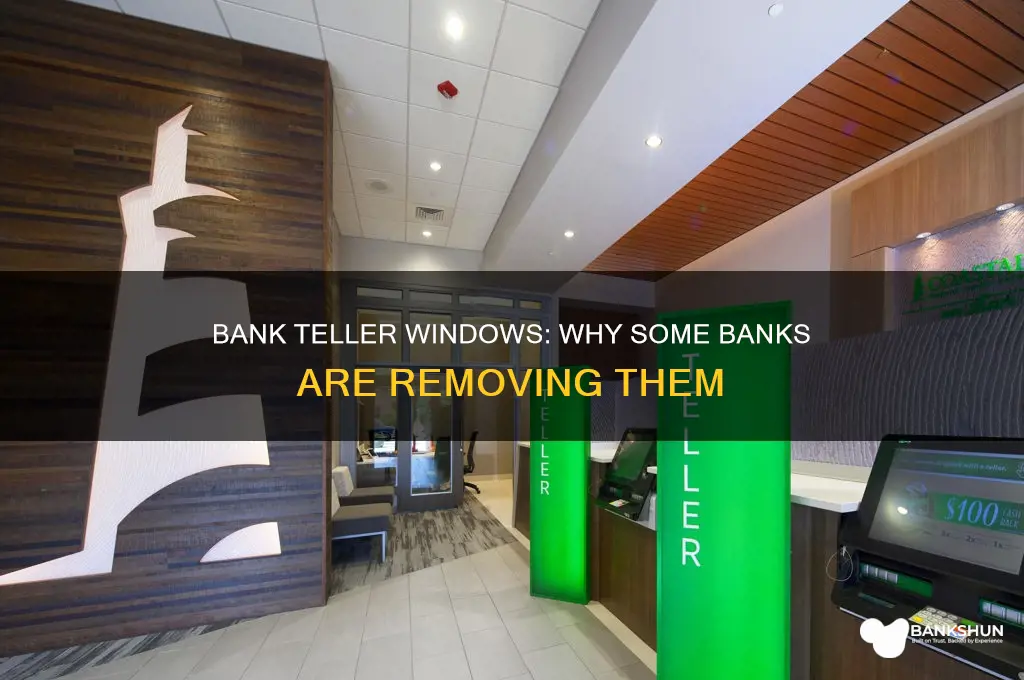 do some banks not have teller windows
