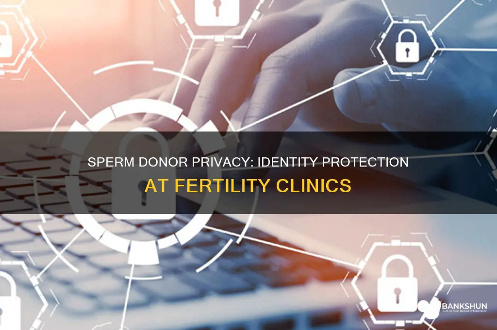 do sperm banks keep your identity secure