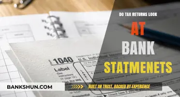 Tax Returns: Do Bank Statements Matter?