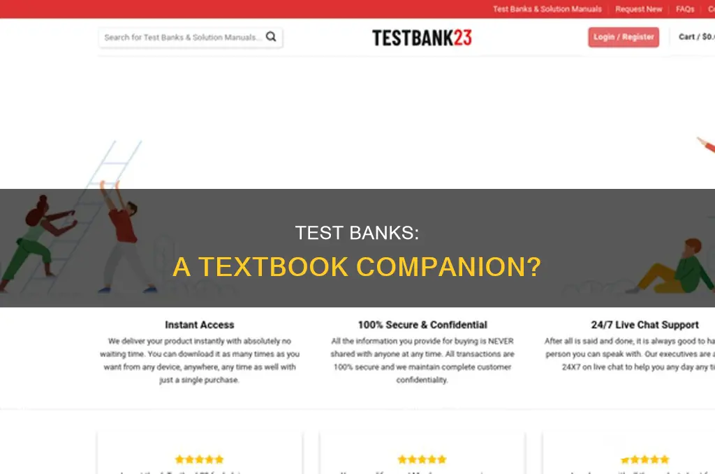 do test banks come with text books