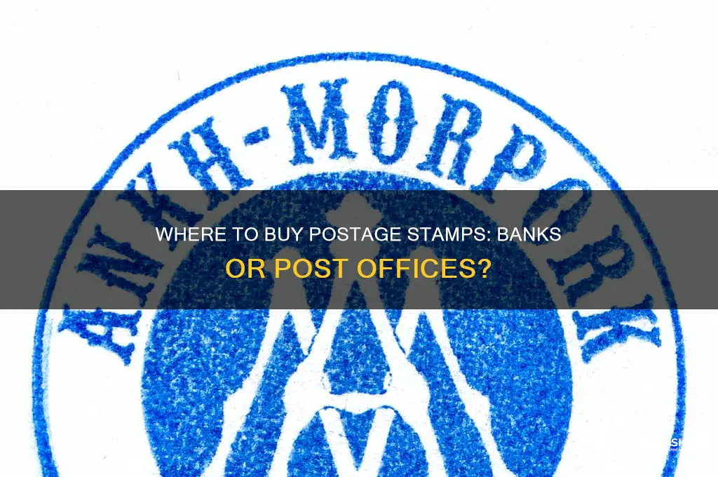 do they sell postage stamps at banks